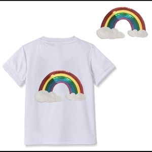 🌈 4 Rainbow Sequined Iron on Patches 🌈